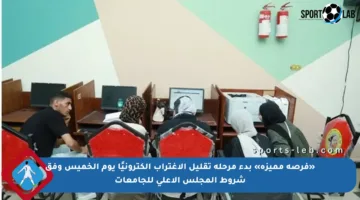 «فرصة مميزة» بدء مرحلة تقليل الاغتراب إلكترونيًا يوم الخميس وفق شروط المجلس الأعلى للجامعات